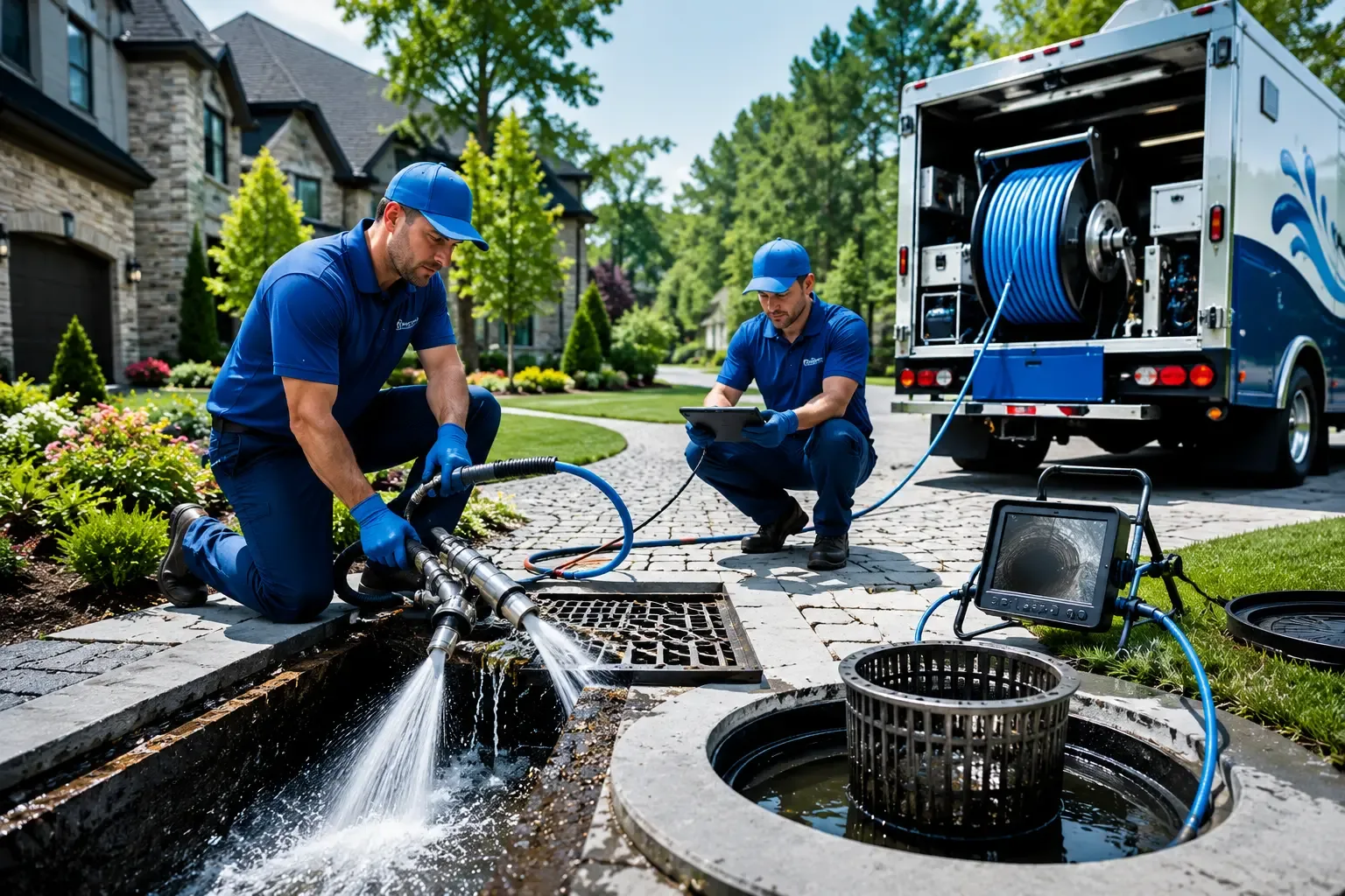 Local outdoor drain cleaning professionals in Lane City, TX
